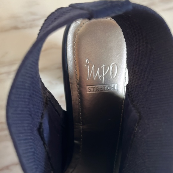 Impo Stretch navy block heels size 11, never worn - Picture 4 of 5